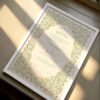 Wedding Gifts for Couple Nikkah Certificate with Frame - White