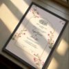 Wedding Gift Ideas for Nikkah Day Certificate Frame - Black