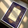 Premium Quality Nikah Certificate in Pakistan - white