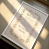 Trendy Nikah Frames for Wedding Gift -wedding shading