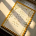 Elegant Nikah Frame Design Certificate - wedding shading