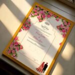Luxurious Wedding Gift Nikkah Certificate Frame - wedding shading