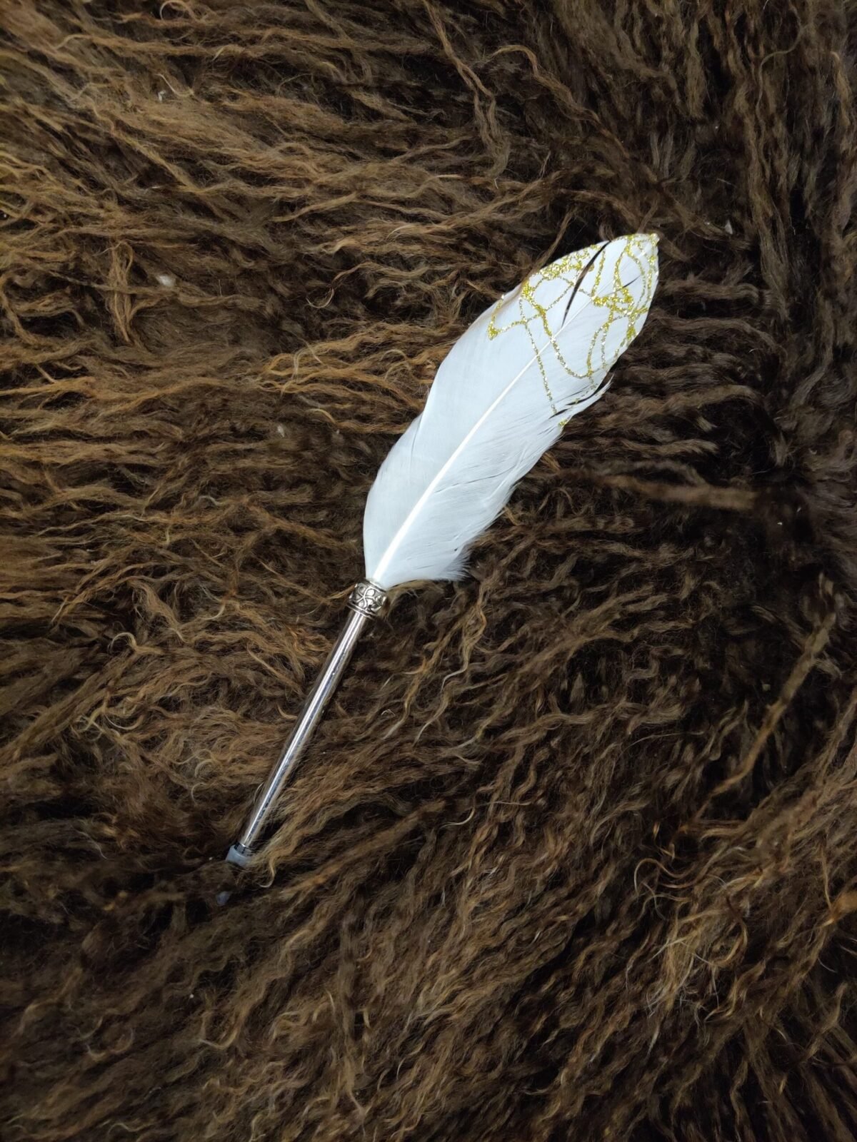 Elegant Silver Nikkah Pen - Imported