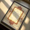 Customizable Nikah Nama Certificate with Frame - black