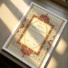 Customizable Nikah Nama Certificate with Frame - white