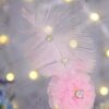 Pink Feather Nikkah Pen with Lace & Floral Accent (3)