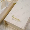 Premium rectangular Bid Boxes with custom gold logo