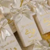 Luxury white and gold sweet boxes for Walima