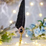 Black Gold Specks Vintage Nikkah Pen by Wedding Shading
