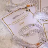 Islamic wedding gift cards featuring crystal prayer beads