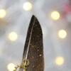Dark Steampunk Feather Nikkah Pen with Black Crystal by Wedding Shading