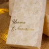 Elegant pink ribbon sweet boxes for pre-wedding celebrations