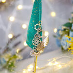 Emerald Green Steampunk Wing Nikkah Pen by Wedding Shading