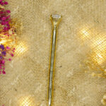 Brilliant and incredibly smooth luxury gold metallic pen handle
