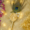 Golden Ribbon Rose Nikkah Pen with Pearl Handle by Wedding Shading