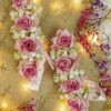 Handcrafted Dusty Pink Rose Floral Gajray Mehndi & Sangeet