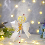 Heart Qubool Hai White Feather Nikkah Pen by Wedding Shading