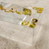 Crystal clear acrylic gift presentation box for Nikkah ceremony