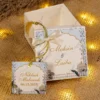 Multiple traditional pyramid bid boxes for Nikkah guests