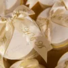 Multiple luxurious cylindrical bid boxes for wedding guests