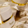 Elegant arrangement of custom round bid boxes