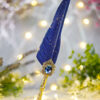Royal Blue Steampunk Feather Nikkah Pen by Wedding Shading