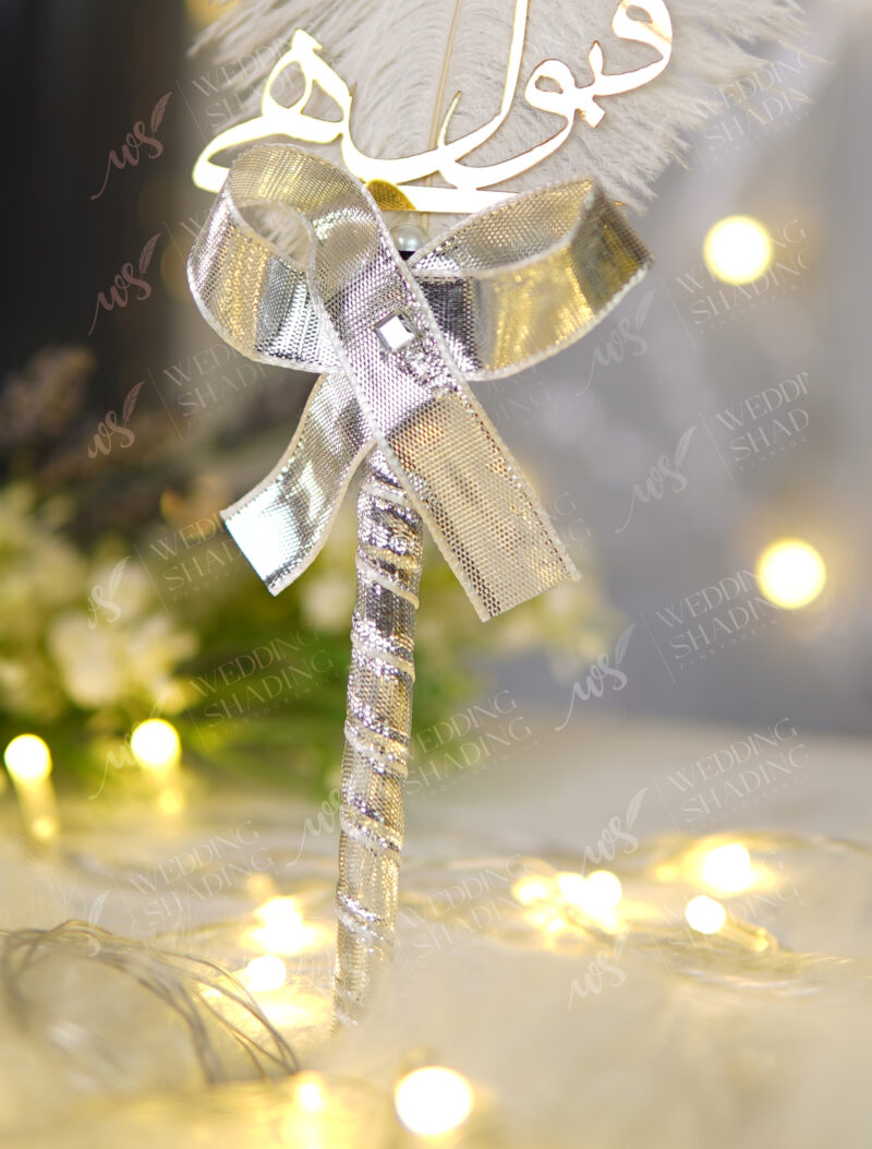 Qubool Hai White Feather Nikkah Pen